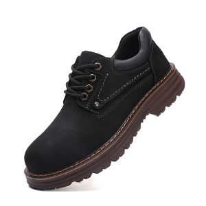 New top layer cowhide rhubarb boots tooling shoes Martin boots - Image 3
