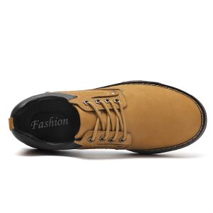 New top layer cowhide rhubarb boots tooling shoes Martin boots - Image 8