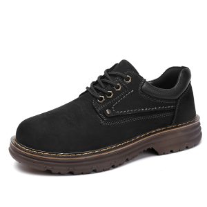 New top layer cowhide rhubarb boots tooling shoes Martin boots