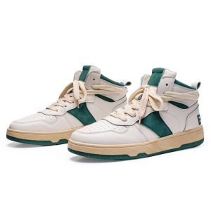 retro moral training sneakers trendy shoes men's white shoes - Image 4