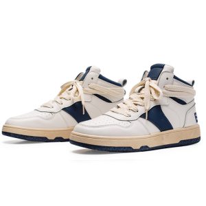 retro moral training sneakers trendy shoes men's white shoes - Image 3
