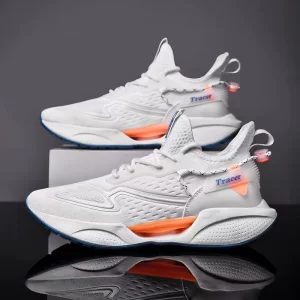 Men Casual Sneakers Running Shoes Fashion Outdoor Sneaker Fashion Sports Shoes Mesh Breathable Cushioning Basketball Footwear
