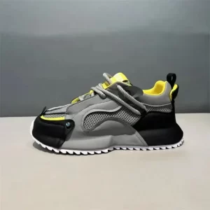 48 size summer men's shoes 2024 new men's mesh breathable sneakers height increasing sports comfortable casual shoes for men - Image 4