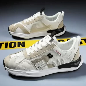 Summer new mesh breathable shoes Casual Versatile Men's Sneakers Shoe Outdoor fashion Shoes Lace Up Male Flats Tenis Zapatos - Image 2