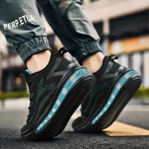 2024 Casual Shoes Breathable and Anti slip Walking Shoes Men's Shoes Outdoor Comfortable and Fashionable Lace up Running Shoes - Image 6