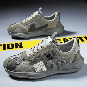 Summer new mesh breathable shoes Casual Versatile Men's Sneakers Shoe Outdoor fashion Shoes Lace Up Male Flats Tenis Zapatos - Image 3