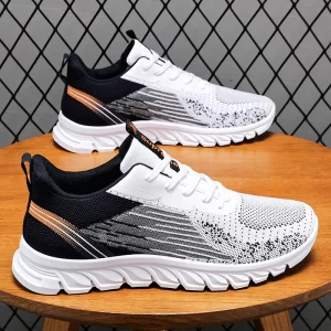 Lightweight Men's Shoes Breathable Comfortable Running Shoes Soft Sole Working Sports Shoes Outdoor Casual Sneakers Men