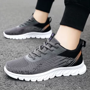 Lightweight Men's Shoes Breathable Comfortable Running Shoes Soft Sole Working Sports Shoes Outdoor Casual Sneakers Men - Image 4