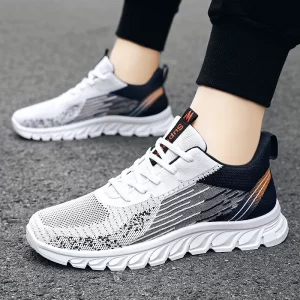 Lightweight Men's Shoes Breathable Comfortable Running Shoes Soft Sole Working Sports Shoes Outdoor Casual Sneakers Men - Image 3