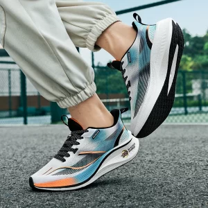 Men's Sneakers Professional Marathon Lightweight Carbon Plate Sports Running Shoes Anti-Slip Shock Absorbing Training Shoes - Image 3