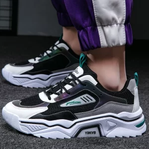 Fashion Man Casual Shoes Outdoor Man White Sneakers High Quality Platform Shoes For Man - Image 5