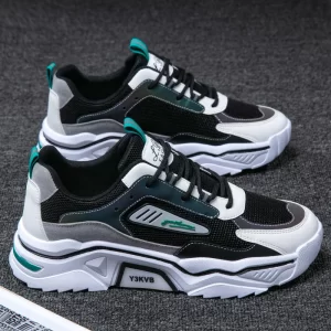 Fashion Man Casual Shoes Outdoor Man White Sneakers High Quality Platform Shoes For Man - Image 2