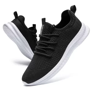 Fujeak Ultralight Running Shoes for Men Casual Breathable Mesh Sneakers Anti-slip Fashion Solid Colour Men's Shoes Plus Size 46 - Image 3