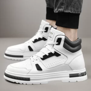 6cm 8cm height increasing shoes genuine Leather mens elevator shoes for man sports sneakers elevate taller lift shoes Luxury - Image 4