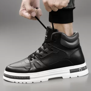 6cm 8cm height increasing shoes genuine Leather mens elevator shoes for man sports sneakers elevate taller lift shoes Luxury - Image 6