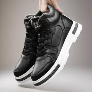 6cm 8cm height increasing shoes genuine Leather mens elevator shoes for man sports sneakers elevate taller lift shoes Luxury - Image 2