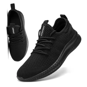 Fujeak Ultralight Running Shoes for Men Casual Breathable Mesh Sneakers Anti-slip Fashion Solid Colour Men's Shoes Plus Size 46 - Image 2